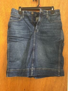 Lee Dark Blue Denim Pencil Skirt